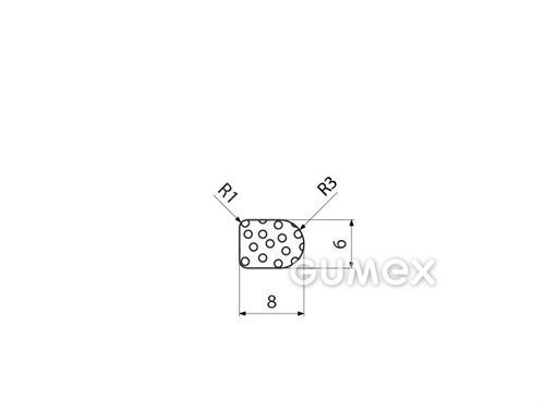 MIKROPORÖSE SILIKONPROFILE D-FORM